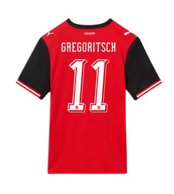 Österrike Michael Gregoritsch #11 Hemmatröja VM 2026 Kortärmad